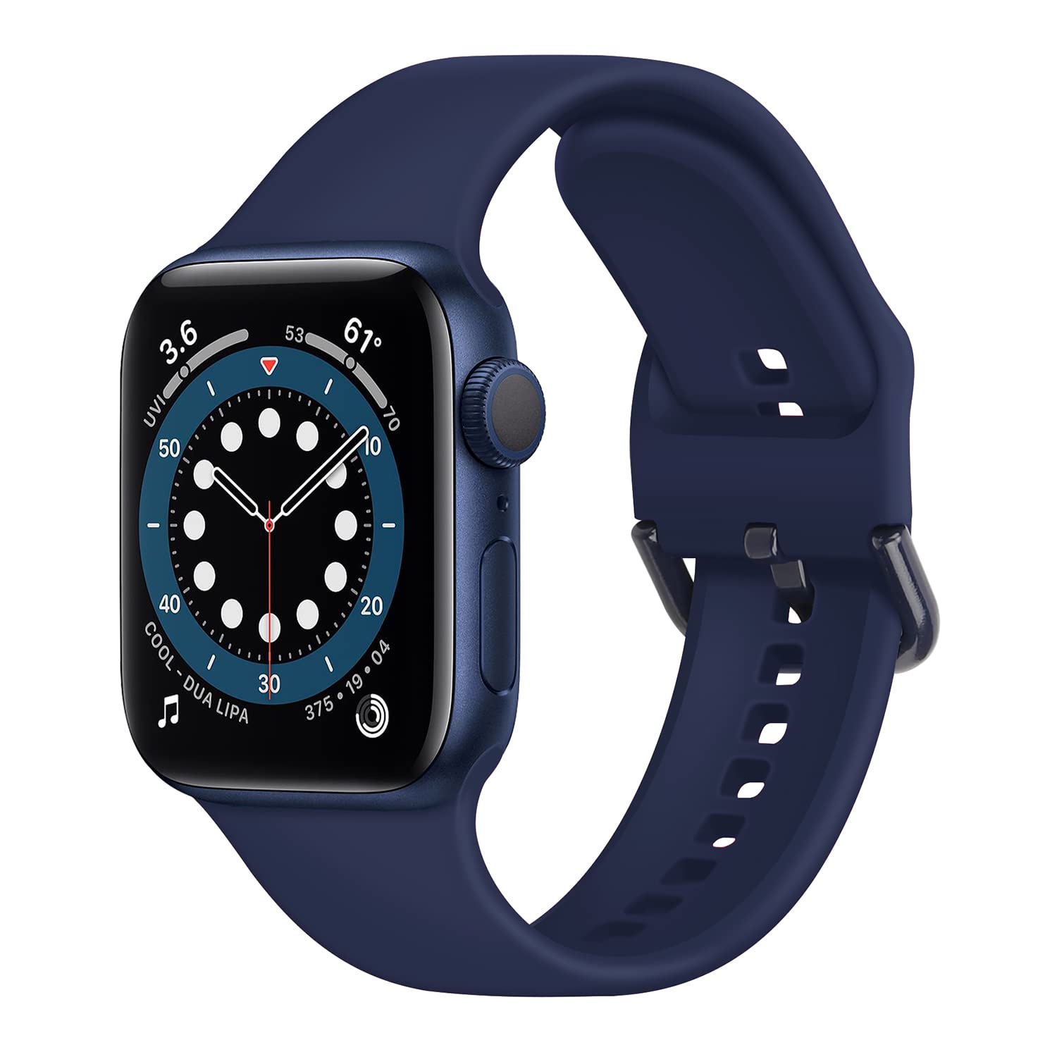 アップルウォッチ スポーツバンド Apple Watch 38mm 青